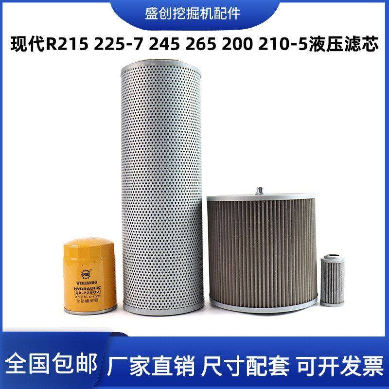 现代挖掘机R215 225 265-7 200 210-5液压回油格进油先导滤芯管路,五金/工具,挖掘机,淘宝优惠券,粉丝福利购,淘宝优惠卷