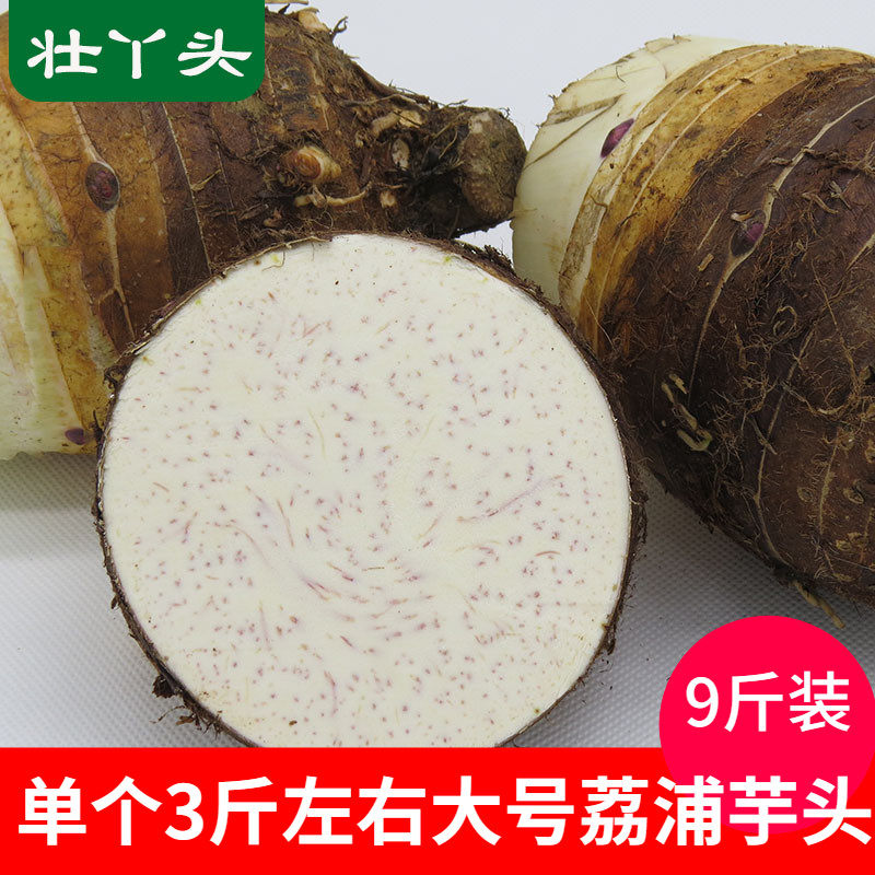 特大号9斤3个广西桂林新鲜荔浦芋头槟榔芋头大香芋农家蔬菜免邮
