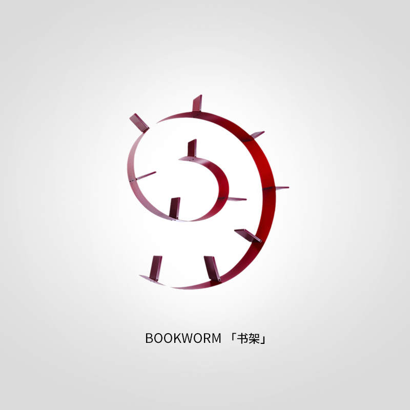 书柜书架意大利壁挂Kartell