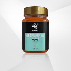黑龙江官方虎林迎春黑蜂森林椴树蜜东北椴树蜜雪蜜蜂蜜500g/瓶