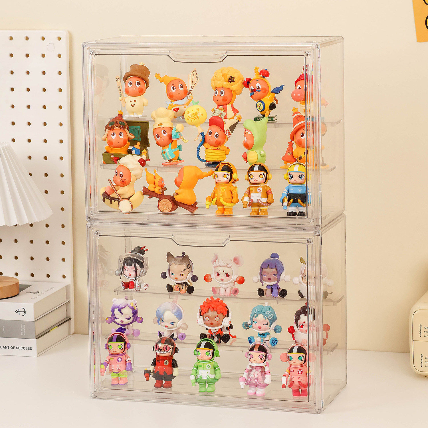 盲盒收纳展示架大容量阶梯式