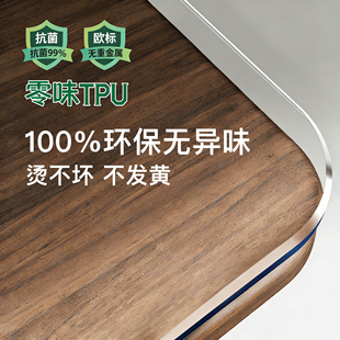 食品级TPU餐桌垫透明桌布免洗防水防油防烫茶几软玻璃桌面保护垫*