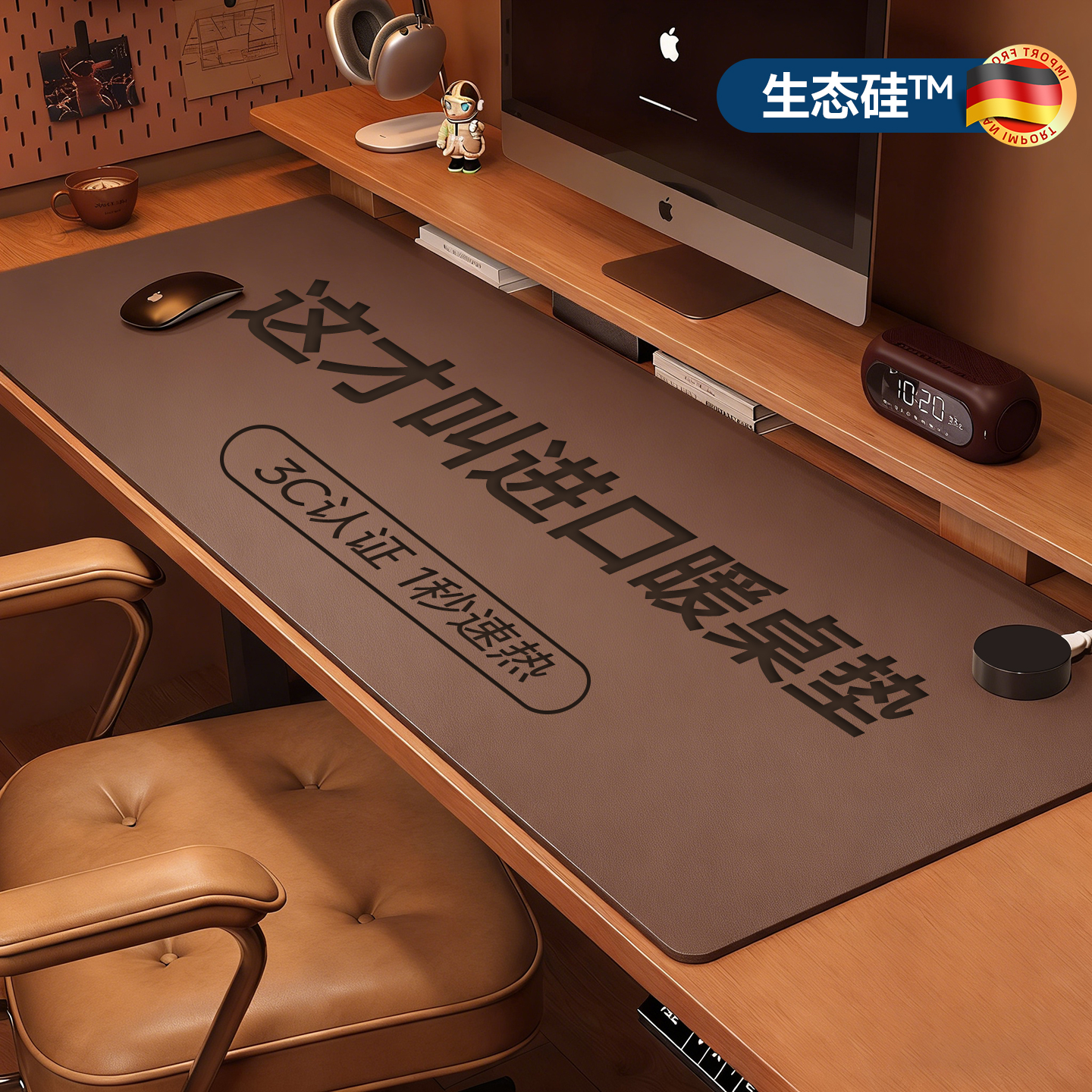 【石墨烯发热】3C认证加热鼠标垫