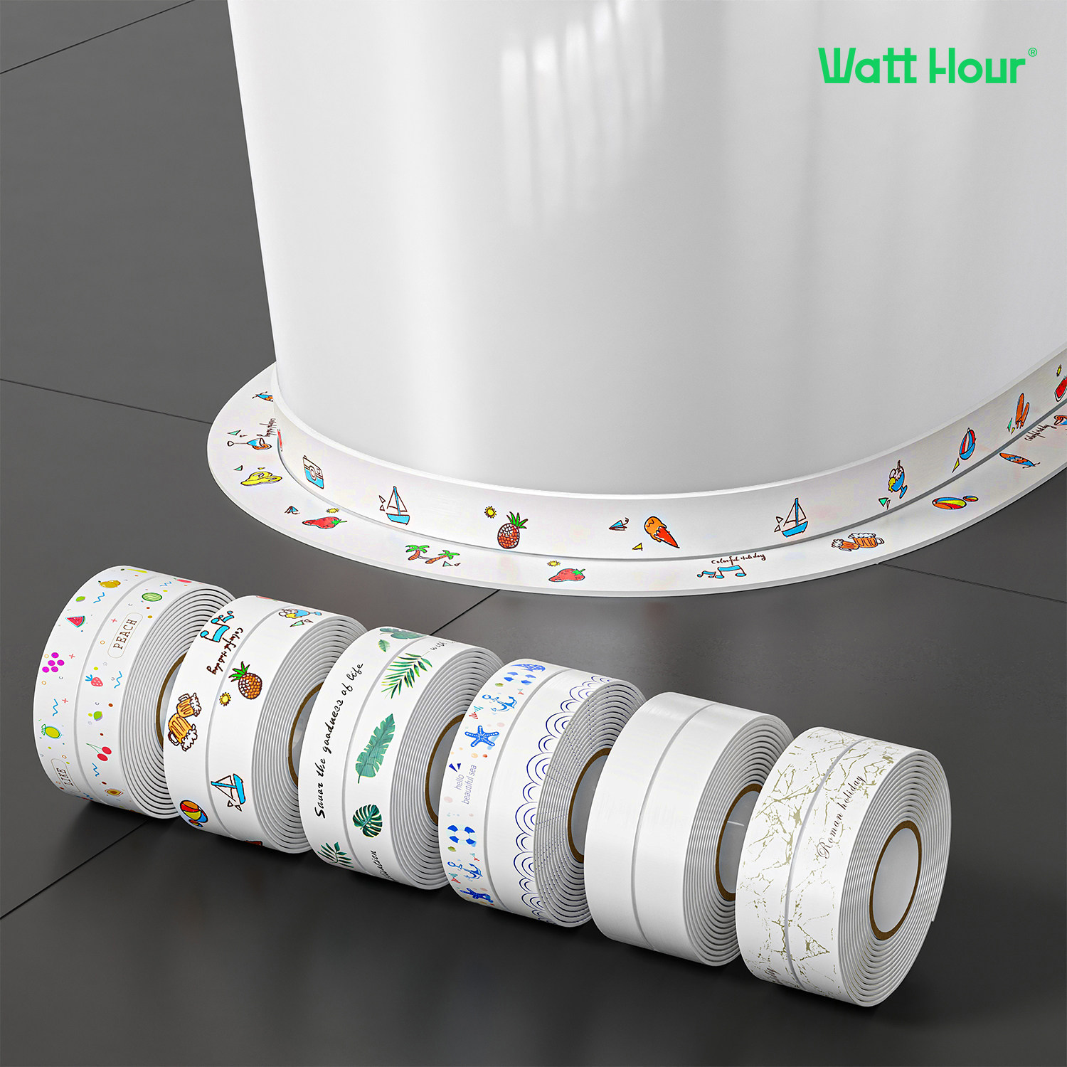 马桶底座美缝贴条卫生间防水贴坐便器密封边缘防霉厨房水槽挡水条,家庭/个人清洁工具,厨卫防水贴/条,淘宝优惠券,粉丝福利购,淘宝优惠卷