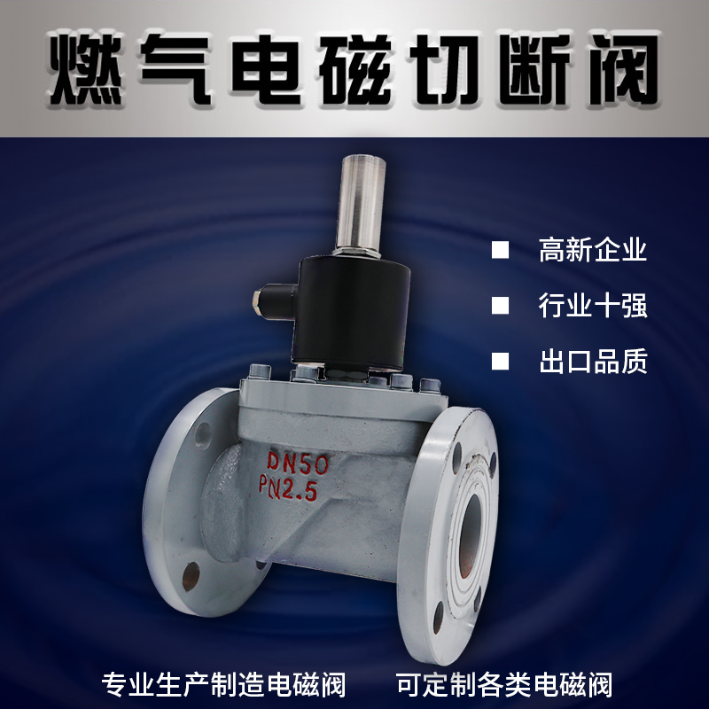 ZCFQT天然气燃气电磁切断阀高压16公斤丝扣常开防爆型电磁阀DC24V