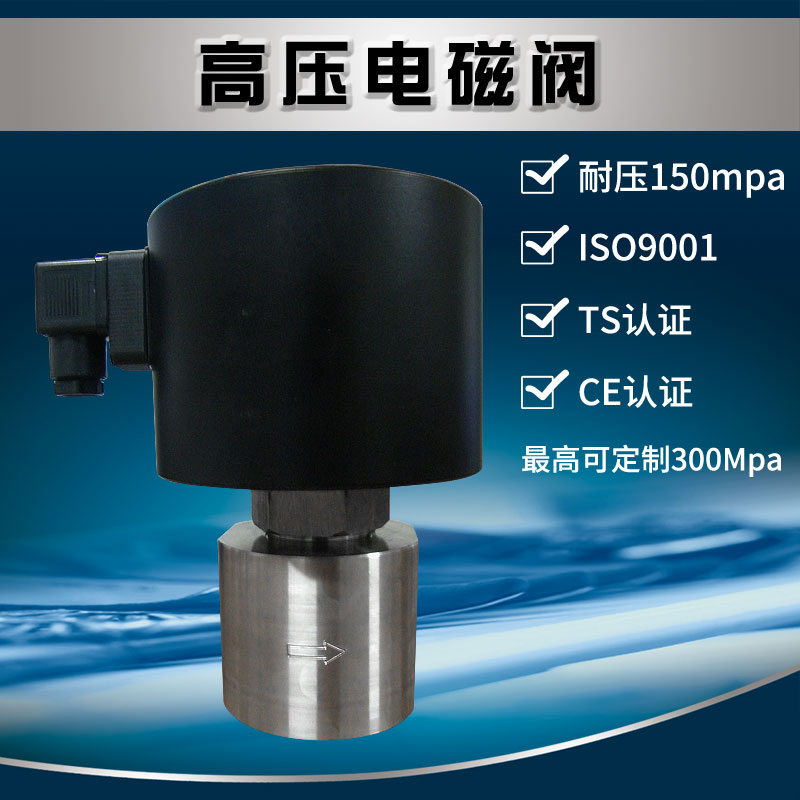 先导活塞式耐超大压力阀门 130Mpa 140Mpa 150Mpa超高压电磁阀