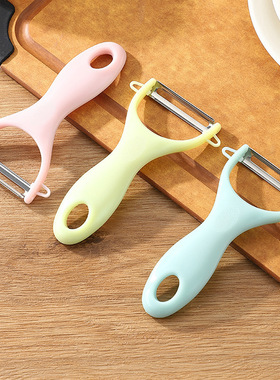 不锈钢削皮刀刨子剥皮刀刮皮器家用厨房土豆刨皮器削水果蔬菜工具