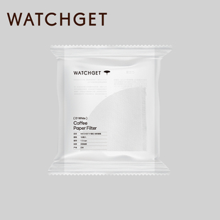 watchget咖啡滤纸 100枚日本三洋① 锥形过滤纸手冲v60滤杯滴漏式