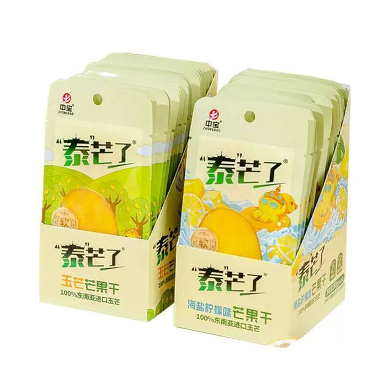 中宝芒果干泰芒了芒果条厚切果干果脯办公室零食超市食品图片