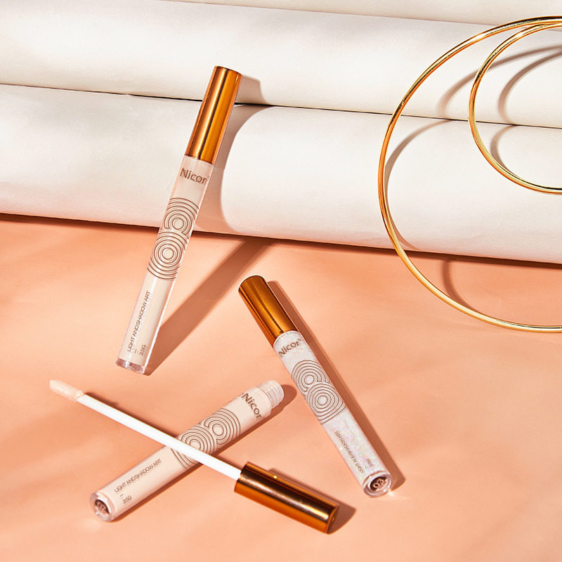 nicor遮瑕修容水泥棒 闪粉遮瑕棒泪沟液体