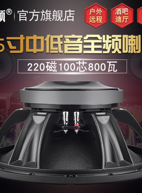雷顿BM15寸低音喇叭220磁100芯800瓦全频大功率单双十五音箱重低