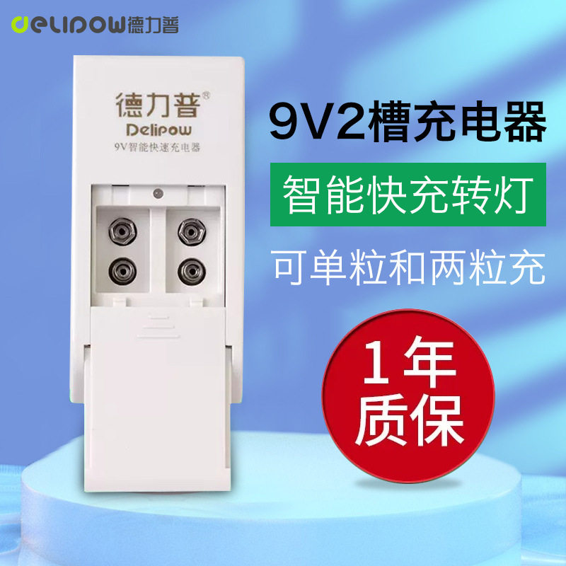 德力普9V转灯充电器快速充电