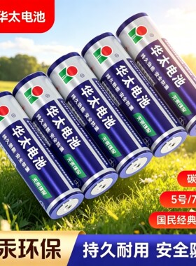 华太正品1.5V碳性干电池60粒