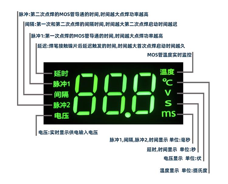 科凯克K100小型手持12V法拉电容点焊机18650锂电池碰焊控制板模块