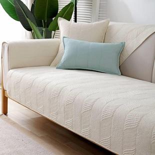 防滑坐垫子现代通用夏季 沙发垫北欧简约四季 皮沙发套罩巾盖0617o