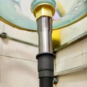 面盆排水去水器管道厨房菜盆下水器配件陶瓷盆玻璃盆洗脸盆下水管