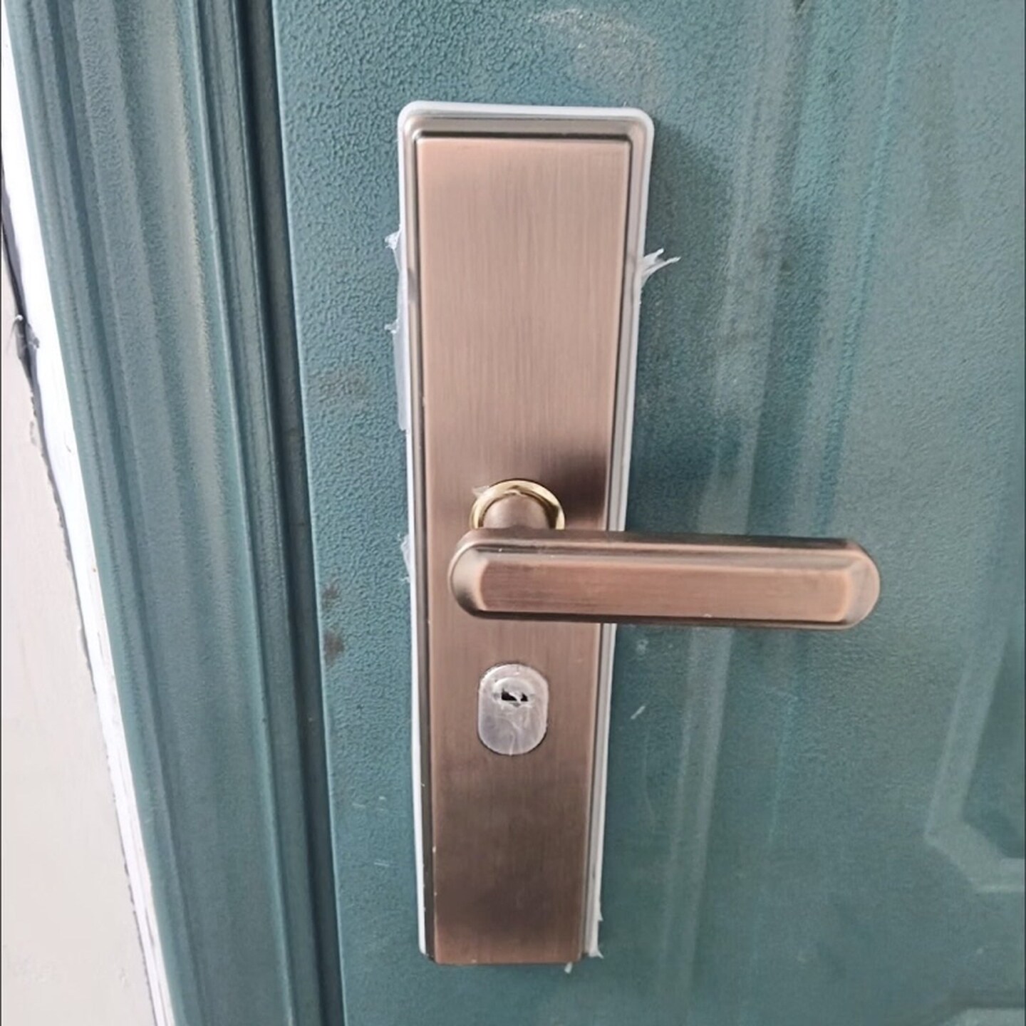 手柄防盗门双开大门拉手配件通用型家用入户门把手防盗门锁锁具