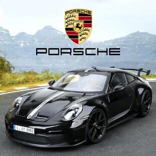 18保时捷Porsche911 美驰图1 GT3正版 合金车男友模型摆件生日礼物