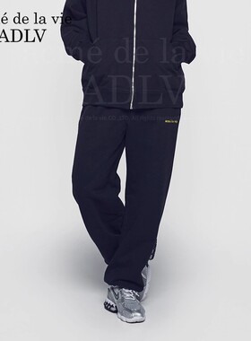ADLV秋冬款HOSHI权顺荣同款休闲裤简约男女运动束脚裤休闲卫裤子