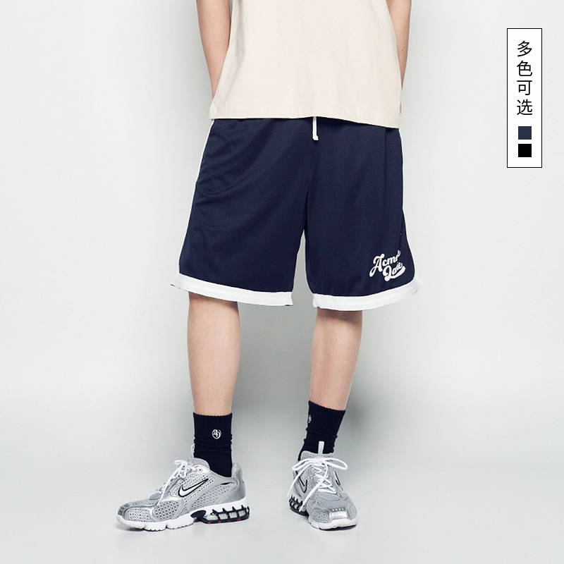 ADLV韩国潮牌2025夏季新品裤子休闲宽松舒适篮球运动短裤女男款