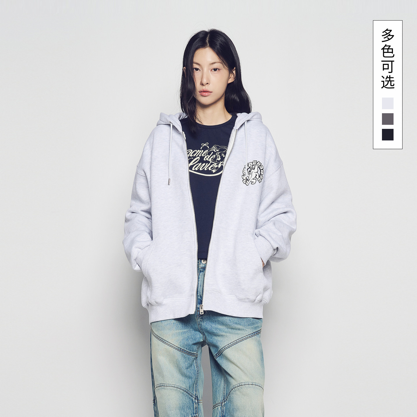 ADLV 韩国潮牌2025秋冬卫衣/绒衫