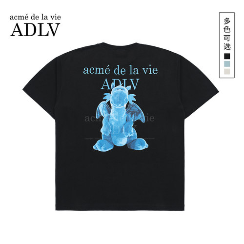 ADLV毛茸茸龙休闲进口半袖