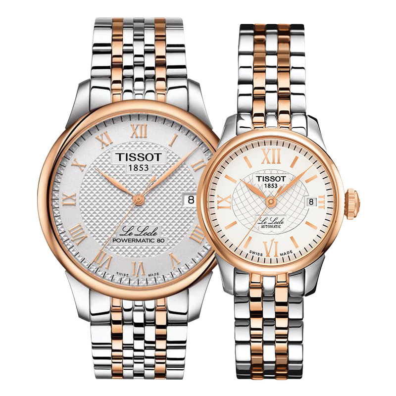 Tissot天梭正品手表男女表力洛克自动机械情侣对表