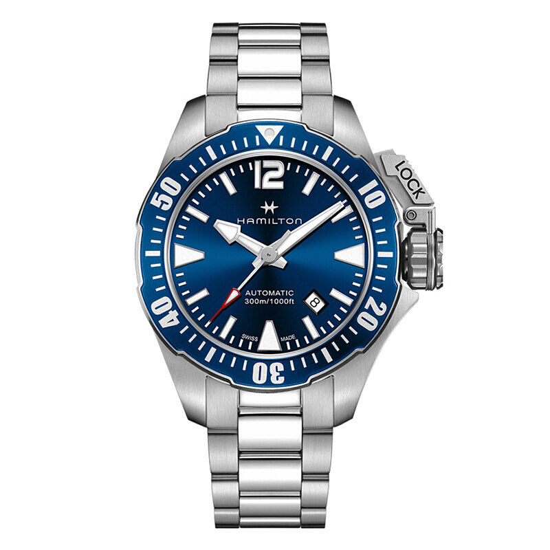 汉密/汉米尔顿hamilton正品手表海军系蛙人潜水机械男表h77705145