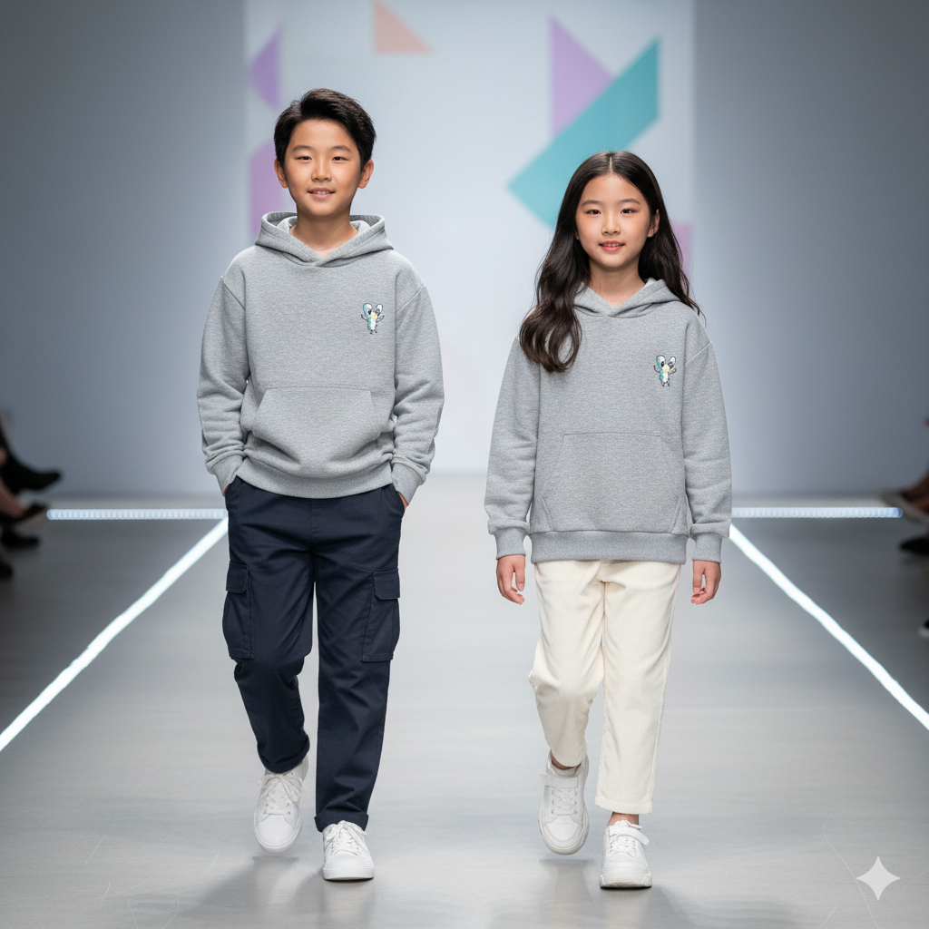 迷彩童话迷彩童话儿童卫衣2025新款秋冬男女童加绒连帽卫衣外套
