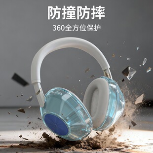 适用于新款索尼Sony WH-1000XM6头戴式无线蓝牙耳机TPU保护套防尘防摔简约时尚个性男女款防刮保护套软壳