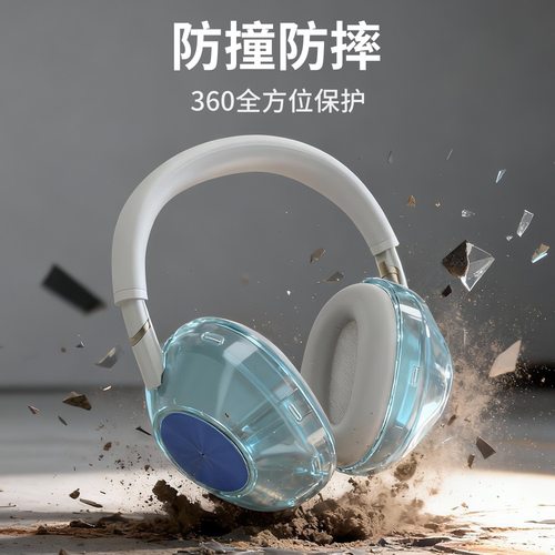 适用于新款索尼Sony WH-1000XM6头戴式无线蓝牙耳机TPU保护套防尘防摔简约时尚个性男女款防刮保护套软壳