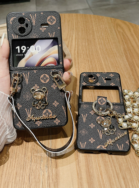 适用vivoxflip折叠屏幕手机壳时尚女款手提便携新款VIVO X FLIP防摔潮流个性奢华Vivo XFlip保护套全包皮高档