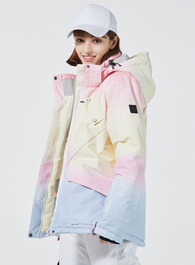 ARCTIC QUEEN滑雪服女单板双板滑雪衣冬季户外防风防水保暖加厚