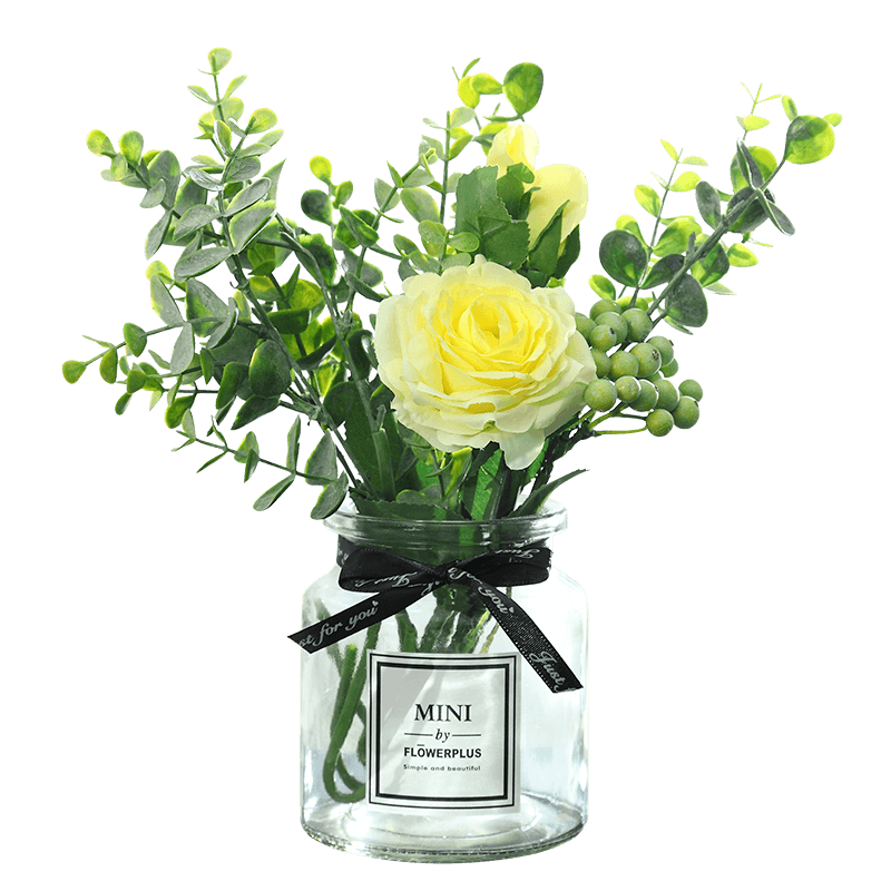 玫瑰ins客厅摆设餐桌装饰花艺