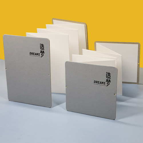 记忆印象350g木浆手风琴水彩画本