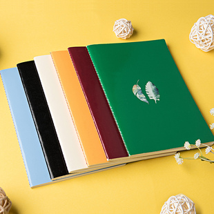 手账本内芯ins空白点阵方格线装 本大学生文艺风青年手杖本简约文具用品文具记事本随身小号创意软面笔记本子