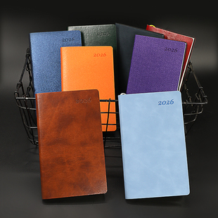 记忆印象2026年口袋效率手册便携笔记本子口袋记事日程本随身计划本时间管理手册每日计划日记本文具logo定制