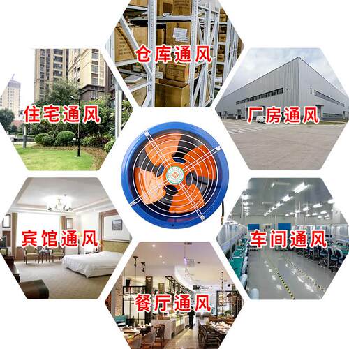 新款SF/300/400/500/600220V380V管道轴流风机岗位包邮