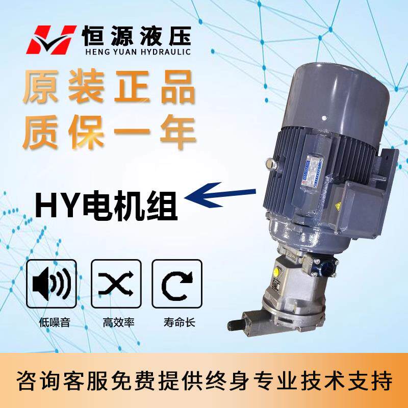 新款江苏恒源津达液压HY10M-Y112M-4-4KW 油泵压滤机专用柱塞包邮