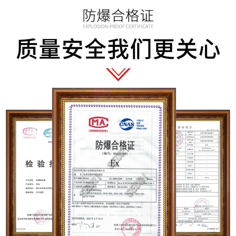 新款防爆电风扇FB/BTS-500/600/750防爆摇头扇落地式壁式220V包邮