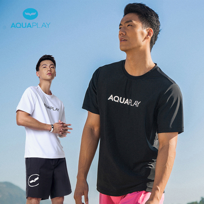 AQUAPLAY潜水服男分体防晒短袖