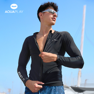 胡歌AquaPlay安泊来男泳衣防晒冲浪服潜水服浮潜水母衣 明星同款