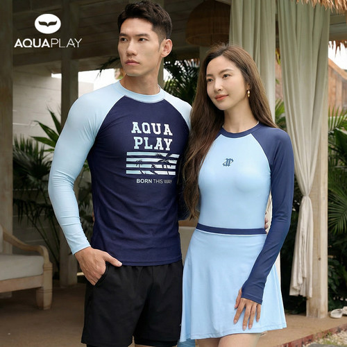 安泊来情侣泳衣套装防晒游泳