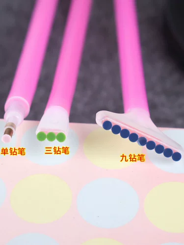 Набор живописи бриллиантовых живописи, бриллиантовый артефакт, Quick Point Drill Pen Sticky Diamond Rilling Ductive Dimuction Diamond Diamond Cross Tool