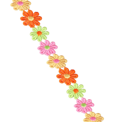 幼儿园diy白色流苏材料小花朵