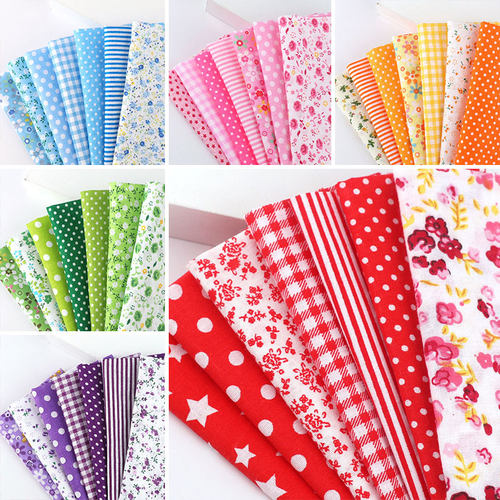 手工布片拼布头碎花DIY