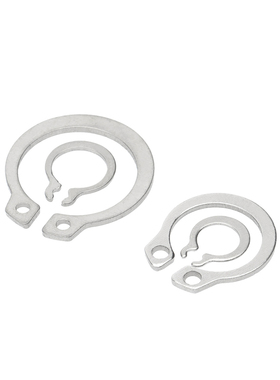 304不锈钢GB894轴卡黑色卡簧挡圈轴承外卡簧M3M4M5M7M8M21M62M75