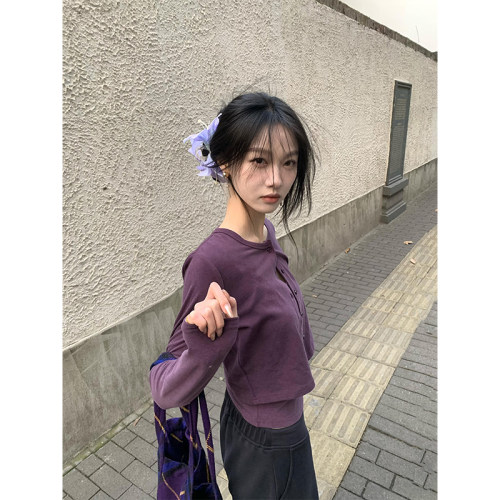 美式复古吊带开衫两件套装女春季