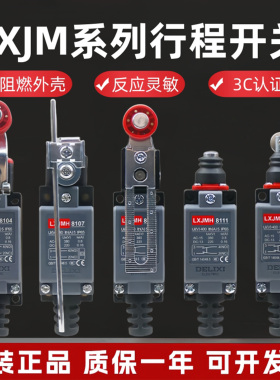 德力西行程开关LXJMs-8108限位开关YBLX-ME8104滚轮LXJMH微动开关