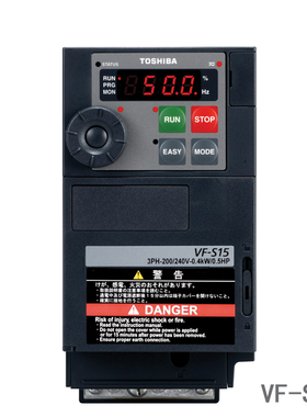 全新东芝变频器VFS15S-2004PL  0.4kw 220V vfs15 原装正品